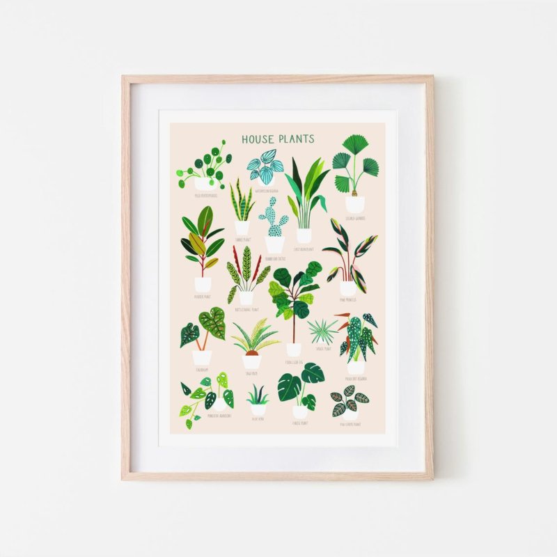 5x botanical artwork to decorate your empty walls