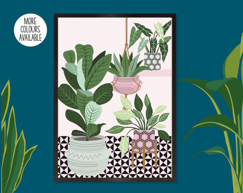 5x botanical artwork to decorate your empty walls