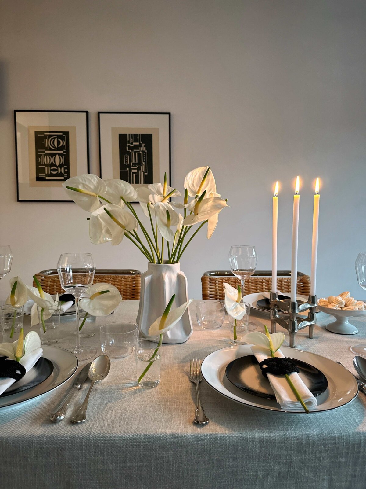 Décorations de table festives