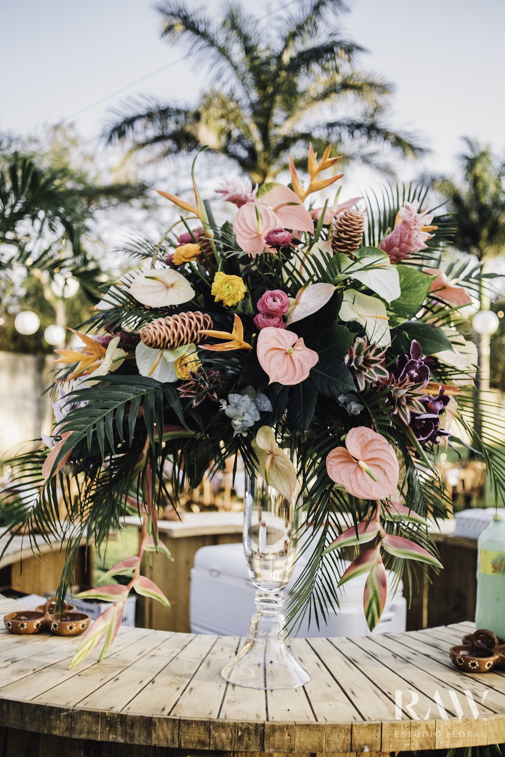 Bloemen als middelpunt van de bruiloft