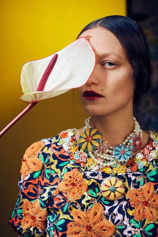 Fashion & Anthurium: Eine angesagte Blume bei Modenschauen und Fotoshootings