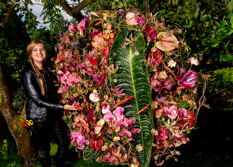 3 x Anthurienkreationen von Blumendesignerin Hanneke Frankema