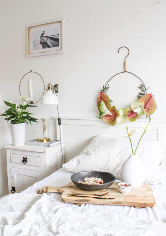 Good-bye Christmas tree, hello Anthurium pot plant!