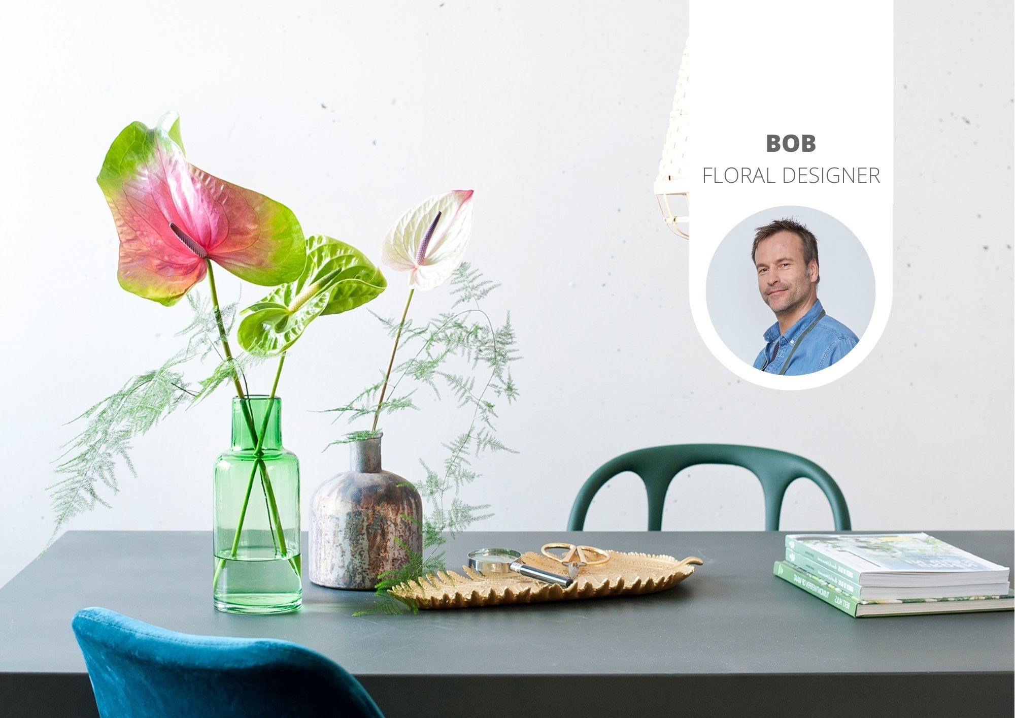 How do you keep the vase water clean? Anthurium English