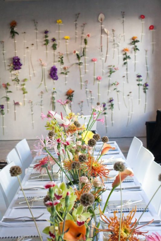 Flowers on the wall like you've never seen before