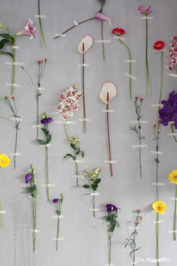Flowers on the wall like you've never seen before