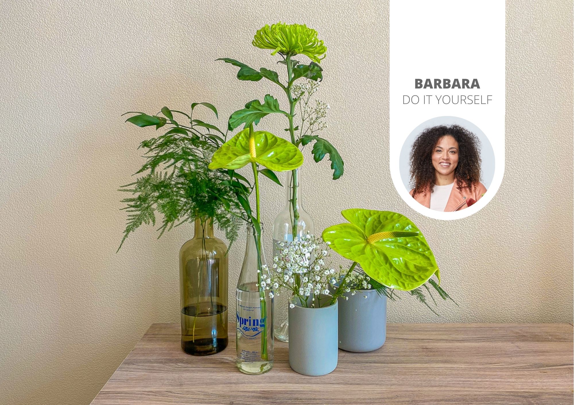 How to upcycle glass bottles into vases 4 tips