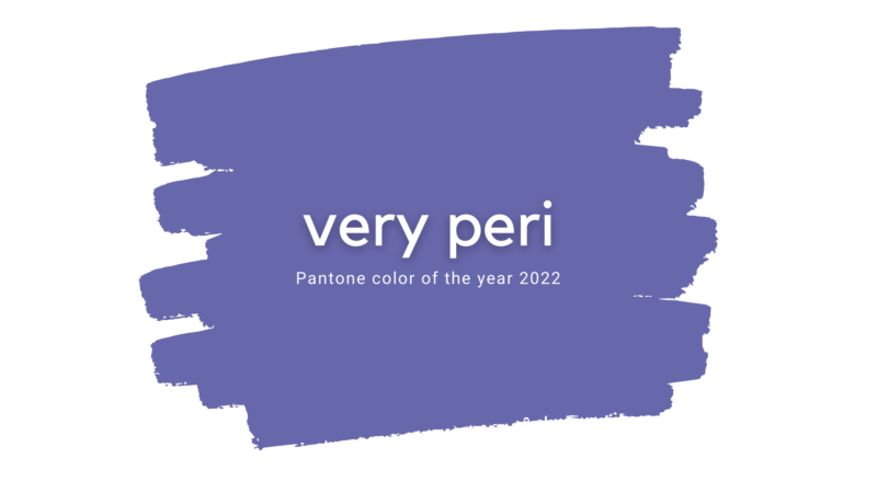 Very peri: the Pantone color of the year 2022