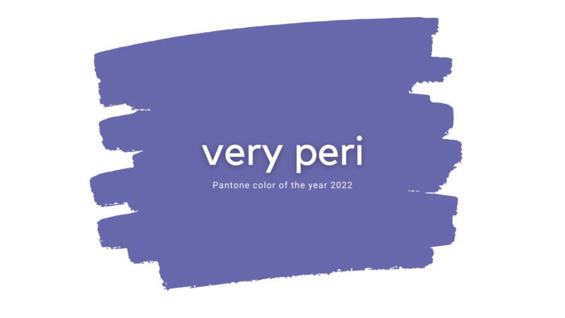 Very peri: the Pantone color of the year 2022