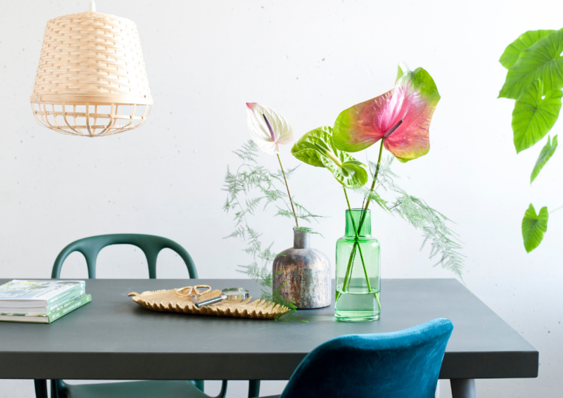 L’art floral avec des fleurs coupées d’anthurium : 3 idées