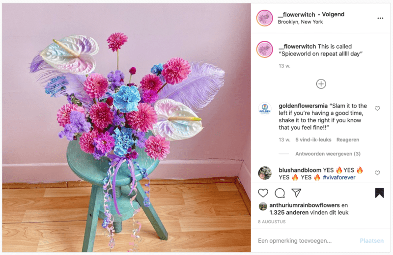 La dernière tendance florale : les anthuriums teintés