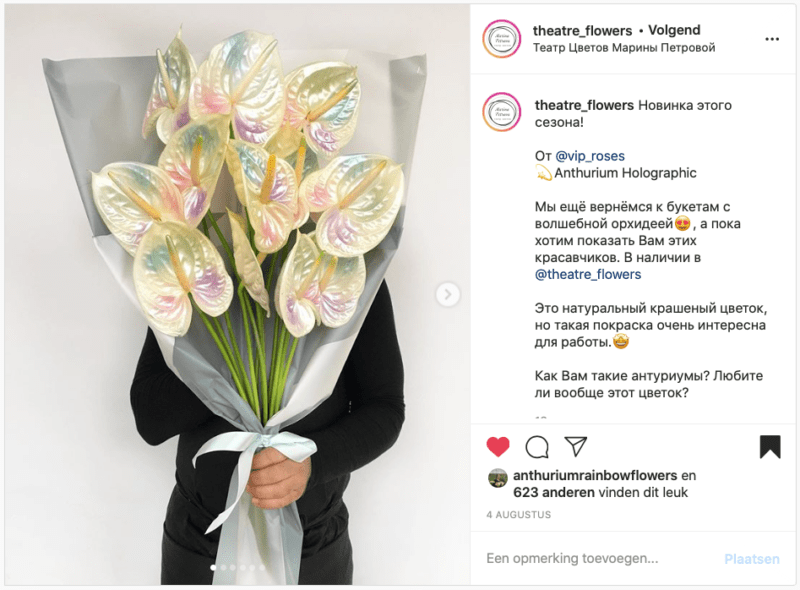 La dernière tendance florale : les anthuriums teintés