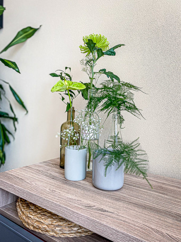 Upcycler des bouteilles en vases