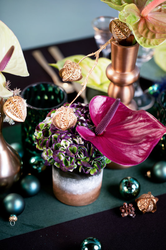 Des anthuriums pour plus de glamour à Noël