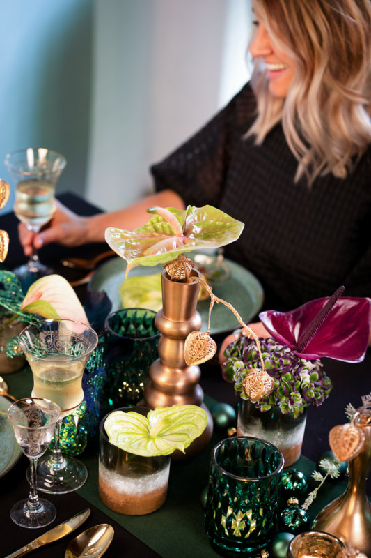 Des anthuriums pour plus de glamour à Noël