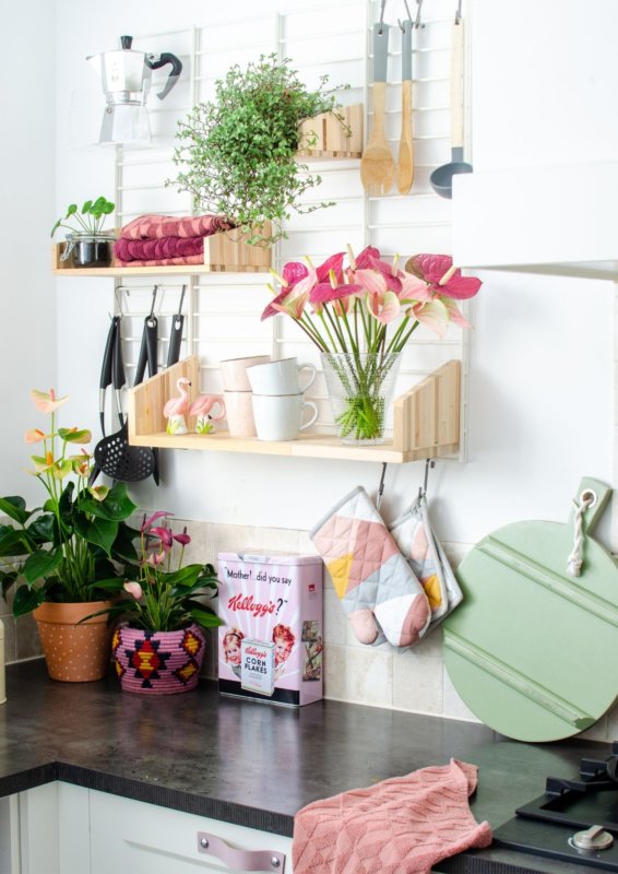 Le rose dans la cuisine : la tendance en 2022